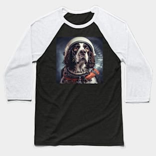 Astro Dog - English Springer Spaniel Baseball T-Shirt